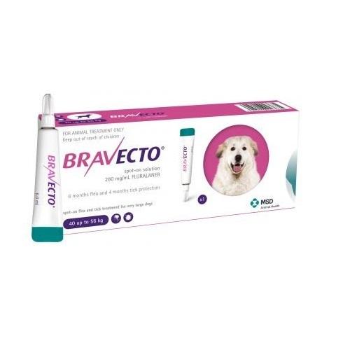 Bravecto Spot-On 1400mg for X-Large Dogs >40–56 kg (88-123 lbs) | VetBarn