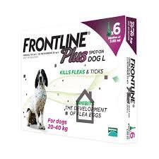 Frontline Plus Flea & Tick Prevention Spot-on For Large Dogs 20-40 kg (45-88 lbs) | VetBarn