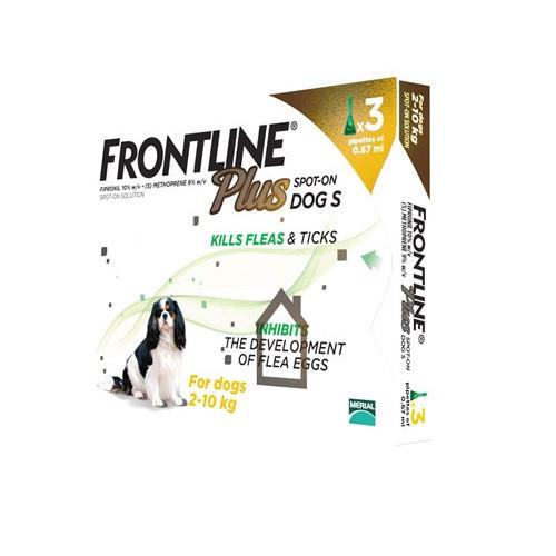 Frontline Plus Spot-on For Small Dogs 5-22lbs (2-10kg)