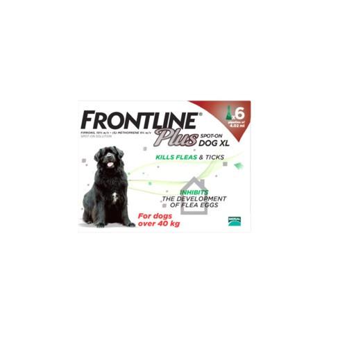 Frontline Plus Spot-on for Extra Large Dogs weighing 89-132lb (40-60kg) | VetBarn