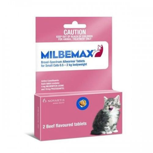 Milbemax Allwormer Tablets For Small Cats | VetBarn