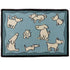 PB Paws & Co. Pet Collection Tapestry Pet Mats, Dog Group Aquamarine Pattern | ozpetworld.com