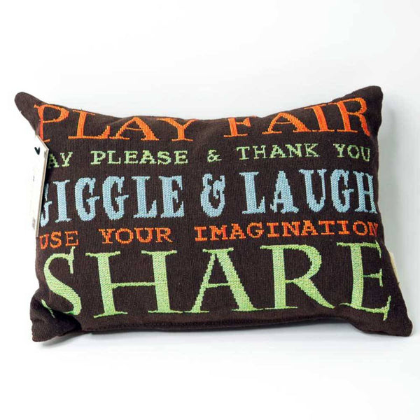 Park B. Smith Vintage House Pillow, Play Fair Pattern | ozpetworld.com