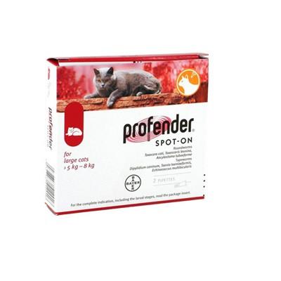 Profender Allwormer For Large Cats, 2 Pipettes | VetBarn