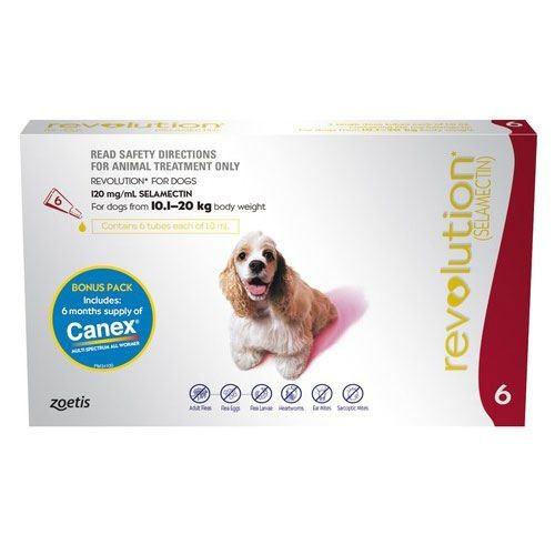 Zoetis Revolution Red for Dogs 20.1-40 lbs (10.1-20kg), 6 Pack | VetBarn