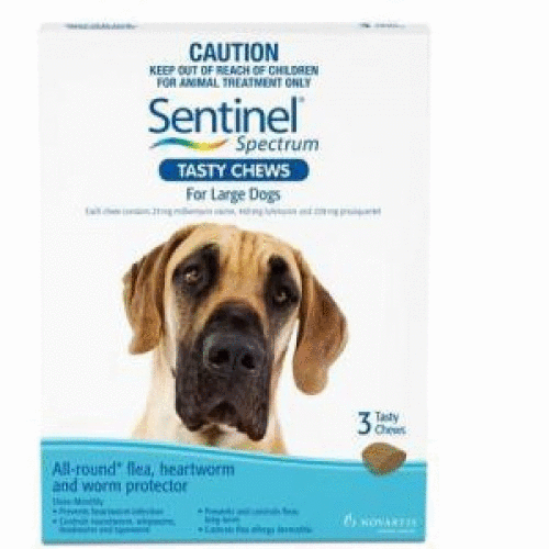 Novartis Sentinel Spectrum For Large Dogs 50-100 lbs (22-45 kg) | VetBarn