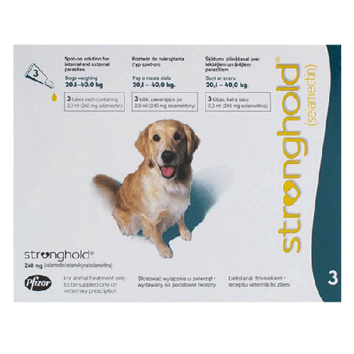 Zoetis Stronghold Teal For Dogs 44-88 lbs (20-40 kg) | VetBarn