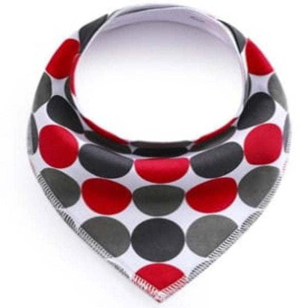 Wiggles Colourful Cotton Triangle Dog Bandana - RGB Dots | ozpetworld.com