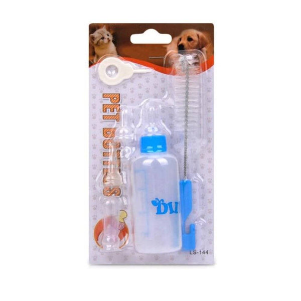 Wiggles Pet Dog Nursing Feeding Bottle With Brush  | ozpetworld.com