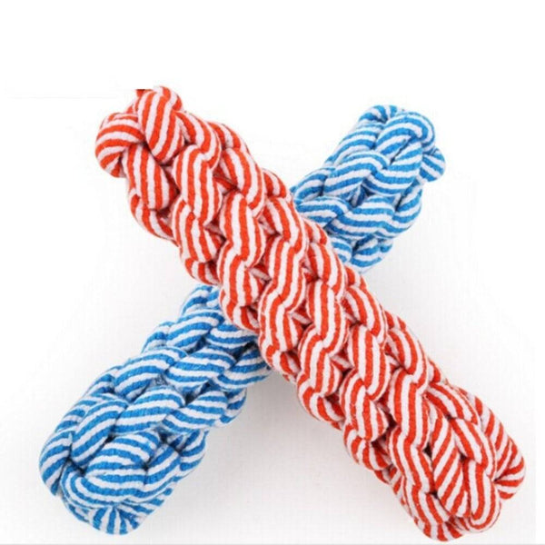 Wiggles Knot Cotton Rope Dog Toy Corn | ozpetworld.com