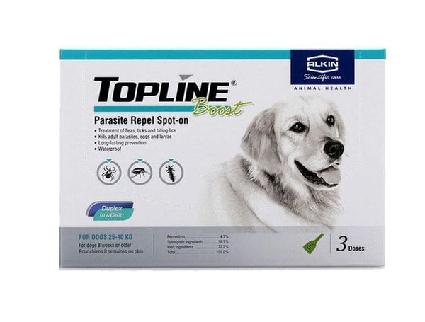 Alkin Topline Boost For Dogs & Cats Flea and Tick Biting Lice Treatment