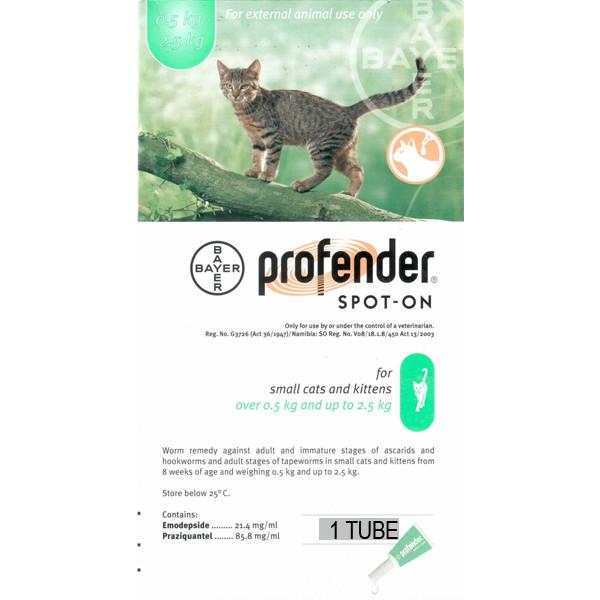 Profender Allwormer Spot-on for Small Cats & Kittens, Single Tube | VetBarn